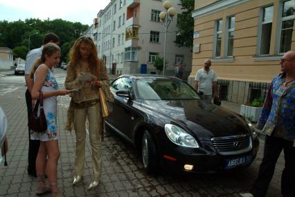 Диск44. Международный фестиваль искусств \"Славянский базар в Витебске\" 2005 год. На снимке: певица Агурбаш Анжелика