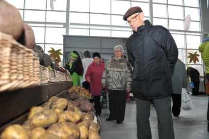 Рынок `ЭкоФерма`, расположенный на улице Вешняковской.