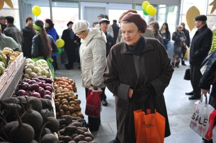 Рынок `ЭкоФерма`, расположенный на улице Вешняковской.