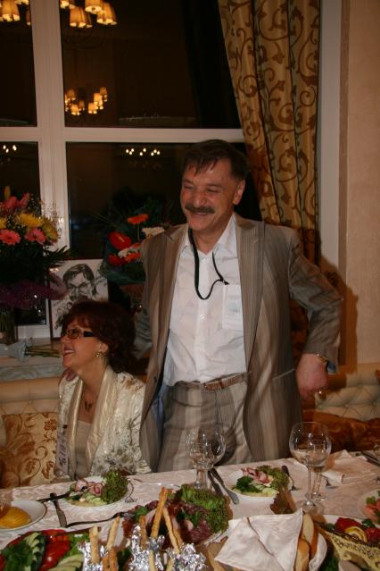 Диск44. Международный фестиваль искусств \"Славянский базар в Витебске\" 2007 год. На снимке: певцы Поплавская Ядвига и Тиханович Александр (справа)