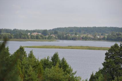 Виды Браслава.  Национальный парк `Браславские озера`.