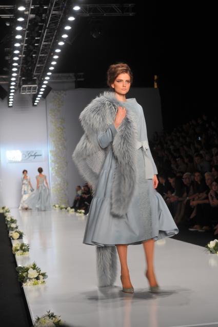 ЦВЗ `Манеж`. Неделя моды `Mercedes-Benz Fashion Week Russia`. День первый. На снимке: показ коллекции дизайнера Игоря Гуляева `Paradise` .