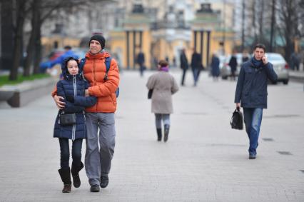 Открытие новой пешеходной зоны в районе `Замоскворечье`. На снимке: Большой Толмачевский переулок.