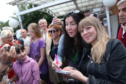 Диск45. Международный фестиваль искусств \"Славянский базар в Витебске\" 2012 год. На снимке: певица Милявская Лолита