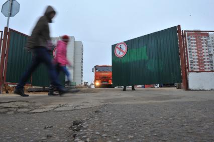 Новокосино. Строительство гостиничного комплекса для трудовых мигрантов по адресу Новокосинская улица вл. 18.