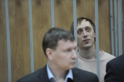 Мещанский суд. Оглашение приговора по делу о нападении на художественного руководителя балета Государственного академического Большого театра (ГАБТ) Сергея Филина. На снимке: танцор ГАБТа Павел Дмитриченко, признанный виновным в организации нападения на С.Филина.