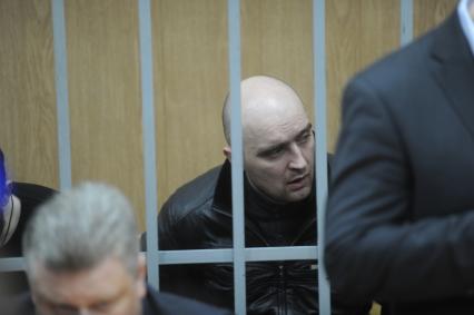 Мещанский суд. Оглашение приговора по делу о нападении на художественного руководителя балета Государственного академического Большого театра (ГАБТ) Сергея Филина. На снимке: житель Московской области Андрей Липатов, признанный виновным в покушении на С.Филина.