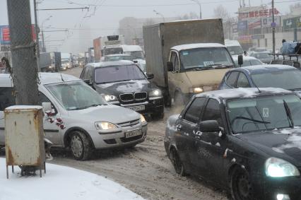 Автомобильная пробка.