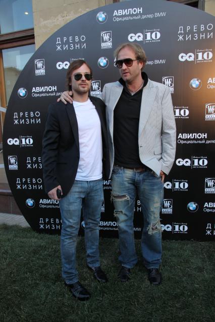Диск39. Премьера фильма \"Древо жизни\" 2011 год. На снимке: актер Чадов Алексей (слева)