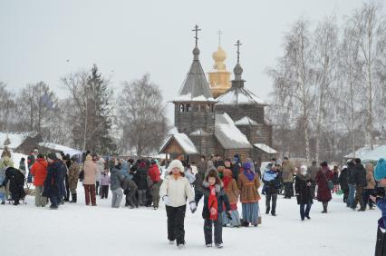 Музей деревянного зодчества в Суздали.