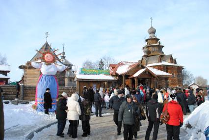 Масленичные гулянья в Суздали.