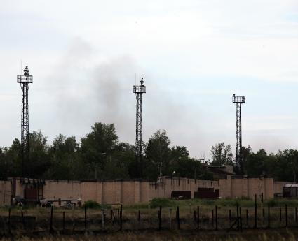 Военный полигон в поселке Нагорный.