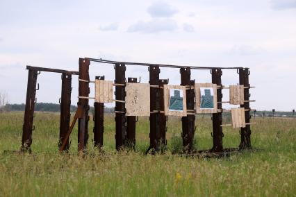 Военный полигон в поселке Нагорный.