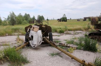 Военный полигон в поселке Нагорный.