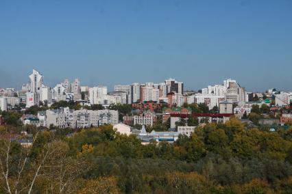 Вид на новостройки Барнаула.