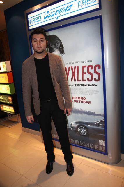 Диск73. Премьера фильма Духless 2012 год. На снимке: певец Чумаков Алексей