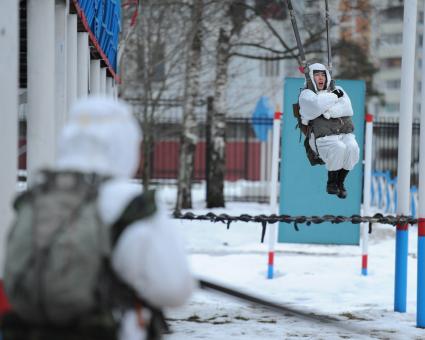 Первый зенитно-ракетный полк ВДВ. На снимке:  командно-штабное учение Воздушно-десантных войск (ВДВ).