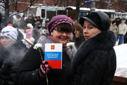 Митинг против результатов выборов в Нижнем Новгороде.