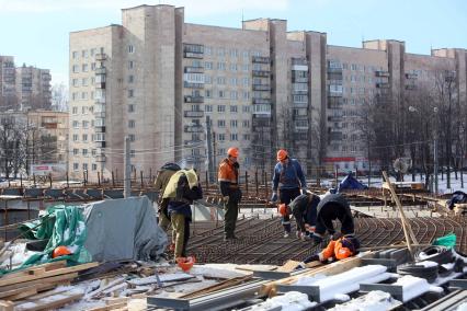 строительство развязки через дорогу