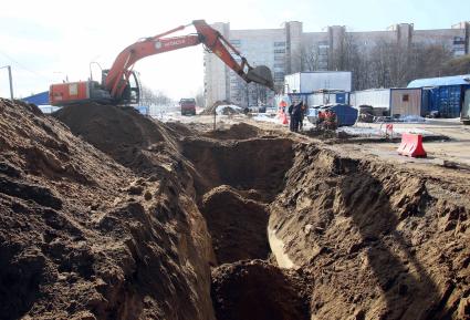 строительство развязки через дорогу