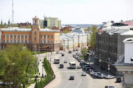 Улица Ленина в Иркутске.