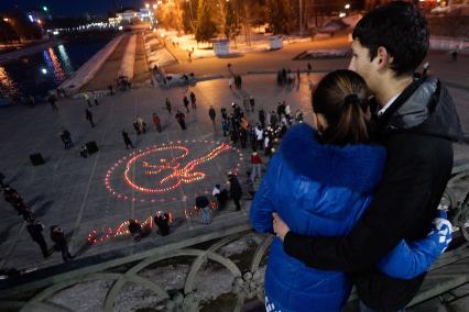 Акция против абортов, в память о нерожденых детях в Екатеринбурге.