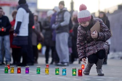 Акция против абортов, в память о нерожденых детях в Екатеринбурге.