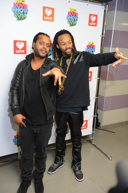 Концерт `Big Love Show`. На снимке:   участники группы `Madcon`.