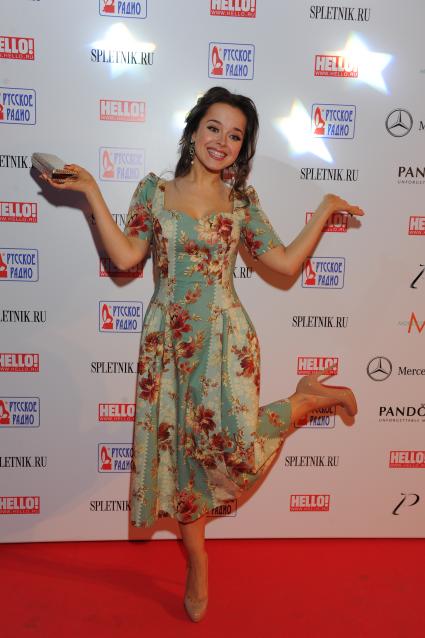 Церемония вручения премии `Самые стильные в России` по версии журнала `Hello!`. На снимке: участница шоу `Comedy Woman`, актриса Наталия Медведева.