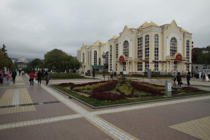 Вид на Курортный бульвар Кисловодска