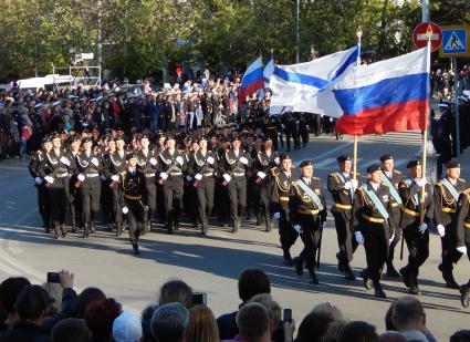 Репетиция Парада Победы в Севастополе.