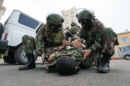 Захват террористов в автомобиле