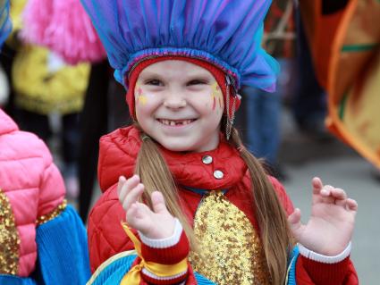 Карнавал в честь Дня защиты детей в Красноярске.