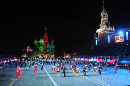 Международный военно-музыкальный фестиваль `Спасская башня`.