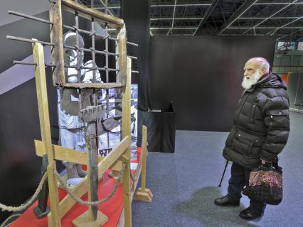 Экспозиция музея политических репрессий `Пермь - 36`.