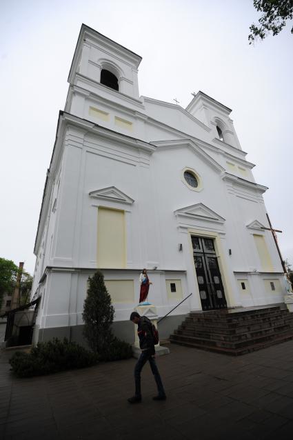 Виды Бреста. Церковь Воздвижения Святого Креста .