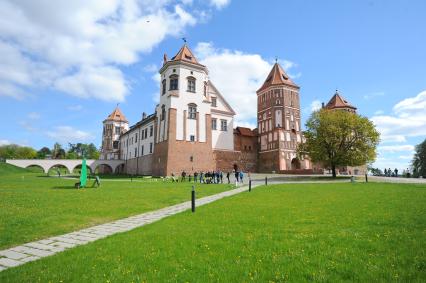 Поселок Мир. Мирский замок.