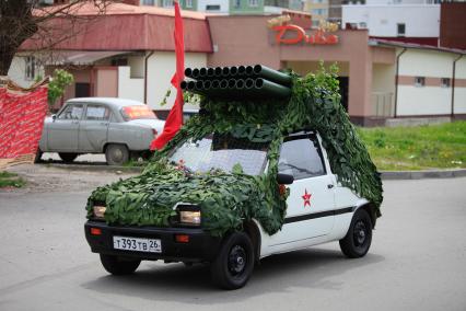 Автопробег в честь Дня Победы в Ставрополе.