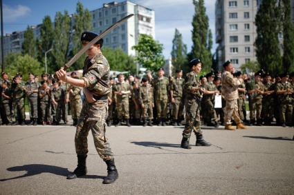 Последний звонок в кадетской школе имени генерала А.П Ермолова.