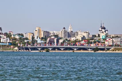 Вид на Чернавский мост и панораму Воронежа