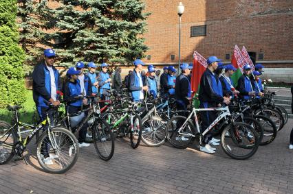 Велопробег союзного государства в Смоленске.