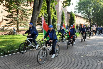 Велопробег союзного государства в Смоленске.