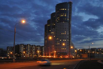 Ходынское поле. ЖК `Гранд Парк`. Жилые высотные башни.