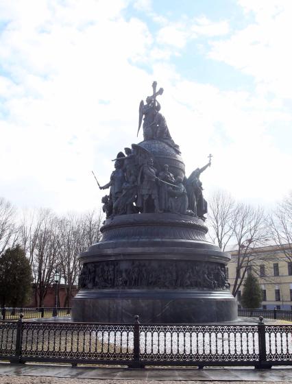 Памятник тысячилетия России в Великом Новгороде.