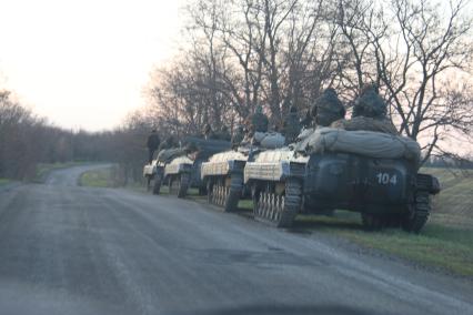 Мариуполь. Украниская военная техника под Мариуполем.