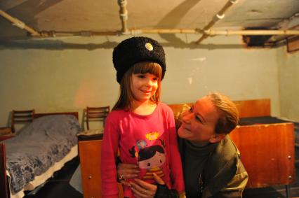 Донецк. Больница 21 в районе аэропорта. На снимке: депутат парламента Новороссии Наталья Гритченко.