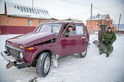 автомобиль с устройством для работы на дровах