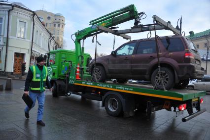 Эвакуация автомобиля.