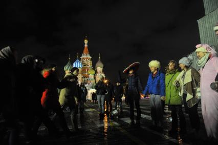 Празднование Старого Нового года в Москве.