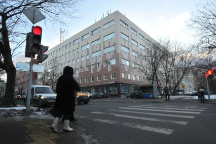 Москва, Старый Петровско-Разумовский проезд, 1/23, стр. 1. Здание `Вымпел`, где расположена редакция ИД `Комсомольская правда`.